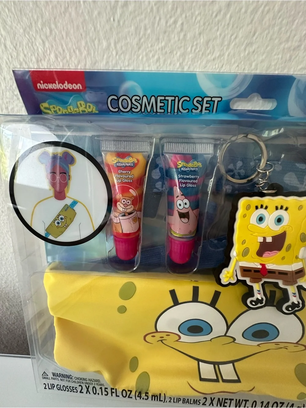 SpongeBob SquarePants Kids' Yellow Cosmetic Set